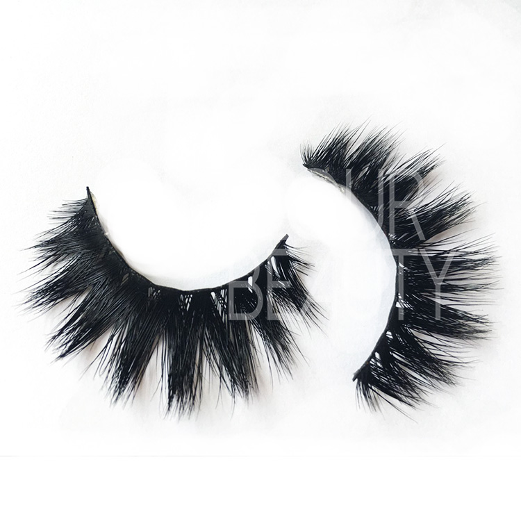 OEM 100% mink hair wholesale mink eyelashes with custom box EJ02